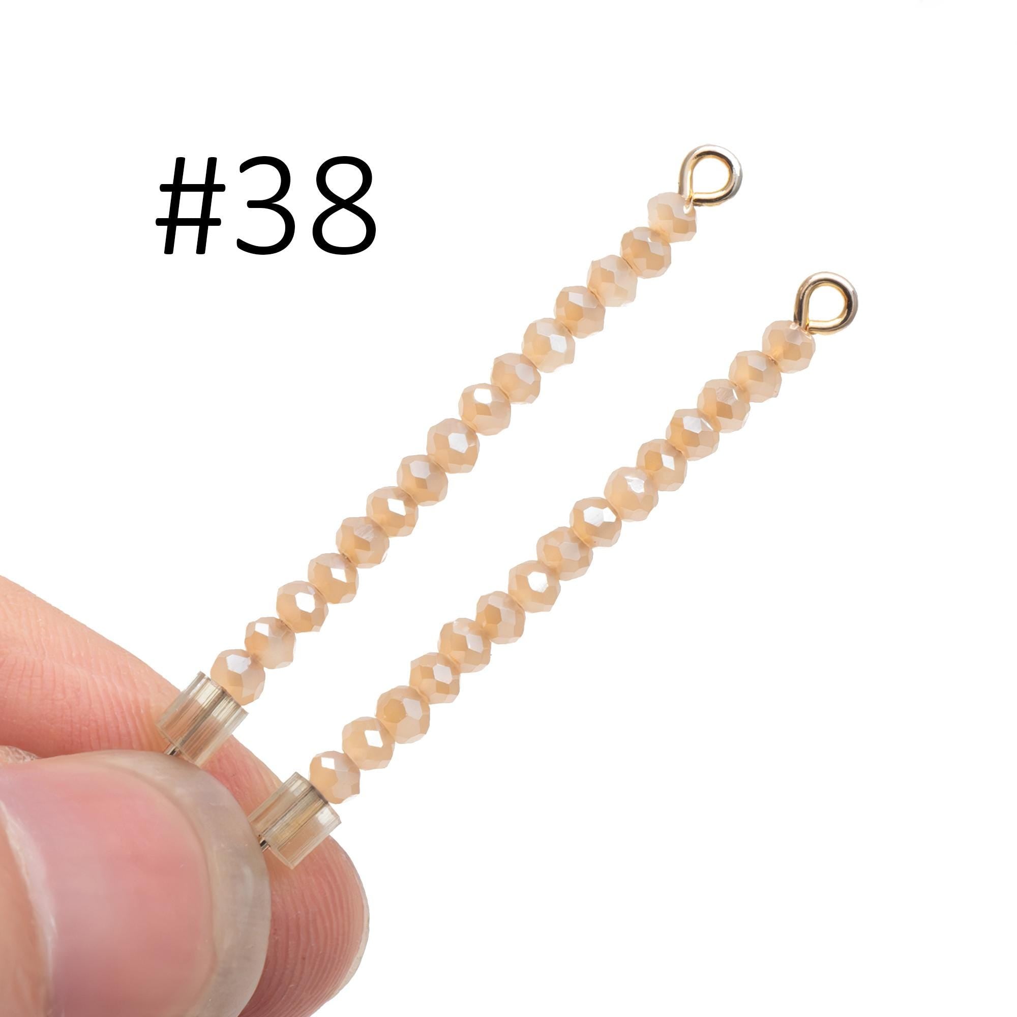 150 beads Crystal Faceted Rondelle Beads 2mm, Tiny Size Glass Spacer Beads-(BZ02)